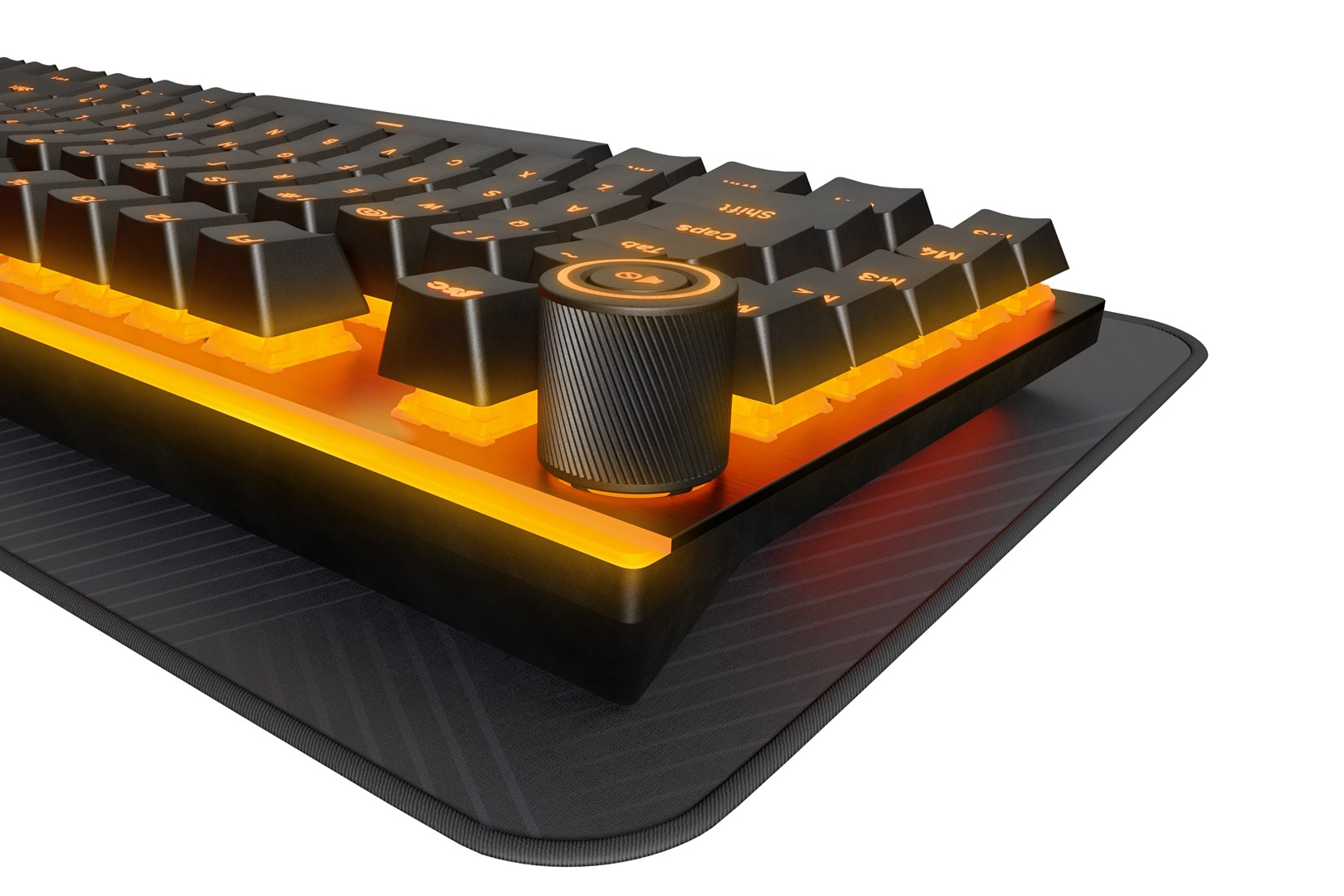 Gaming tipkovnica BE QUIET! Light Mount Silent Tactile (US ANSI, USB, QWERTY, crna) – internacionalna non HR tipkovnica-3