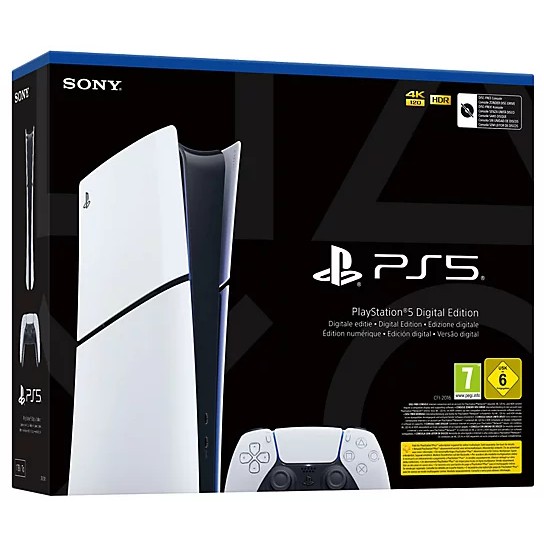 Konzola SONY PlayStation 5 Digital Console White, Black-4