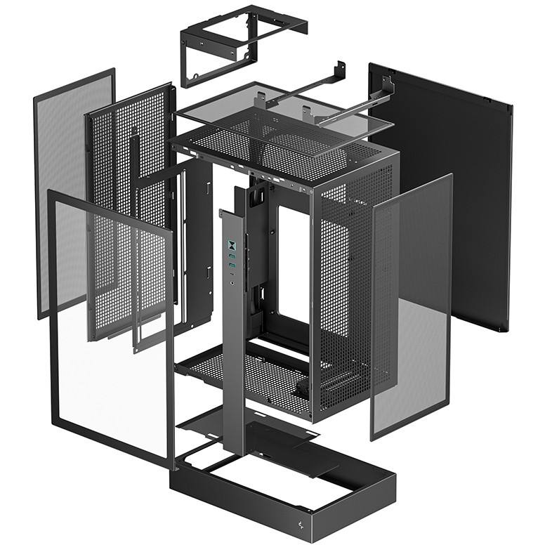 Kućište za računalo DEEPCOOL CH170 PLUS Tower (Crno)-10