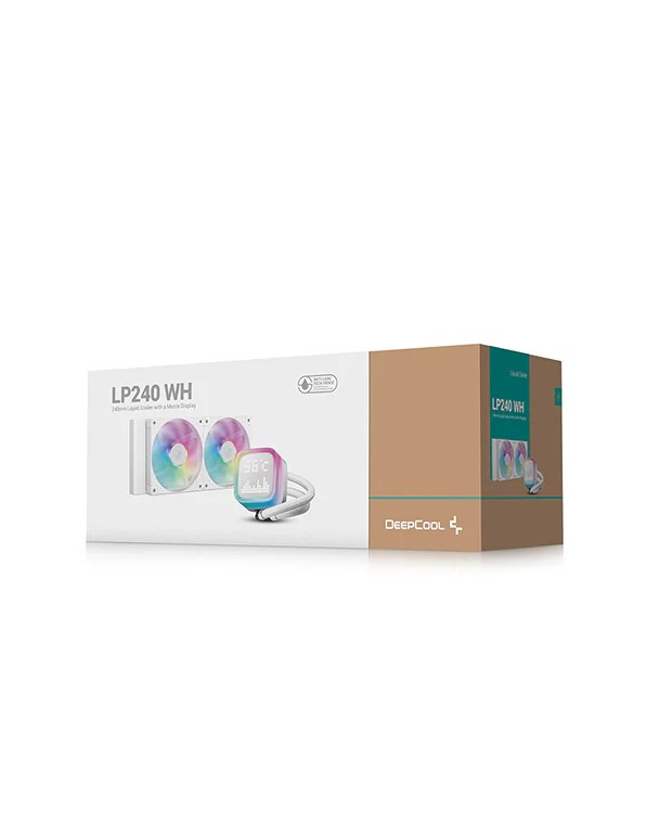 All-in-one tekući hladnjak DEEPCOOL LP240 (12 cm, Bijeli)-4