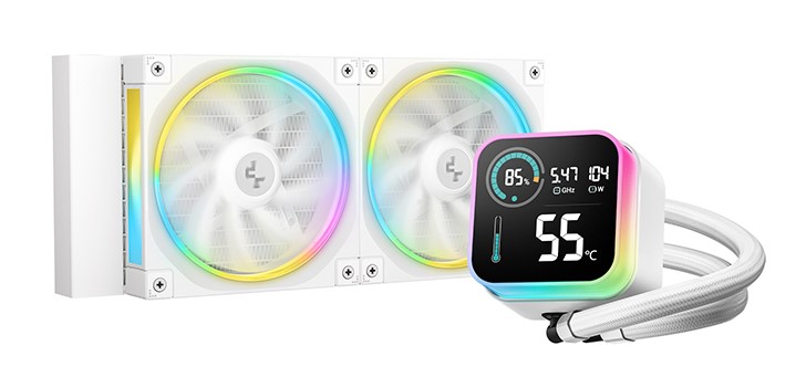 Vodeno hlađenje DEEPCOOL LQ240 WH-0