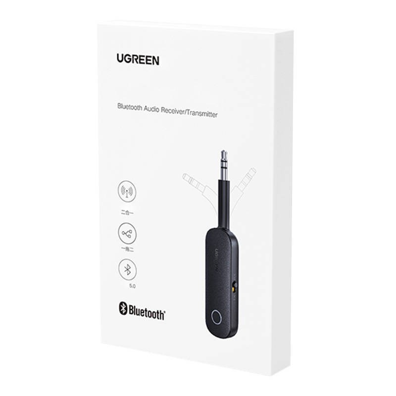 Bluetooth prijemnik i odašiljač UGREEN CM403 mini jack 3.5 mm crna boja-3