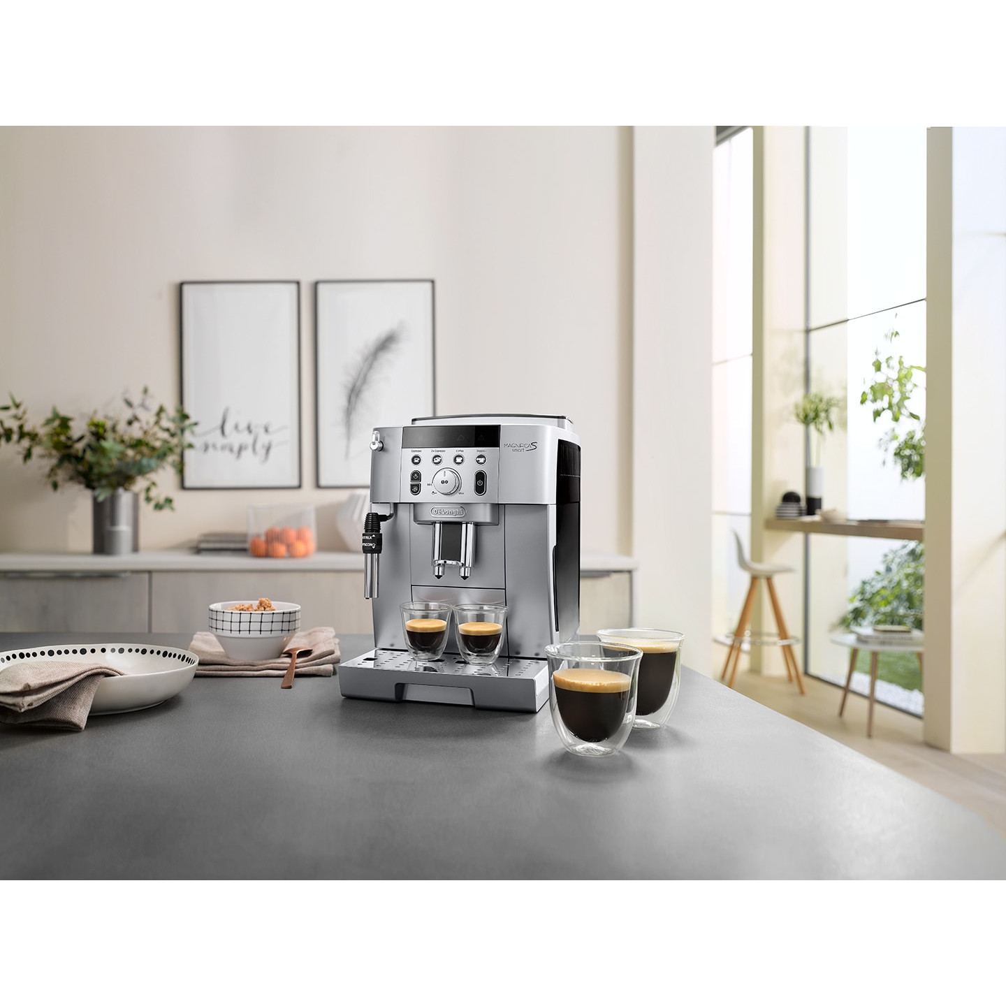 Kava aparat DE'LONGHI Magnifica S ECAM250.31.SB (Fully-auto, Espresso machine)-2