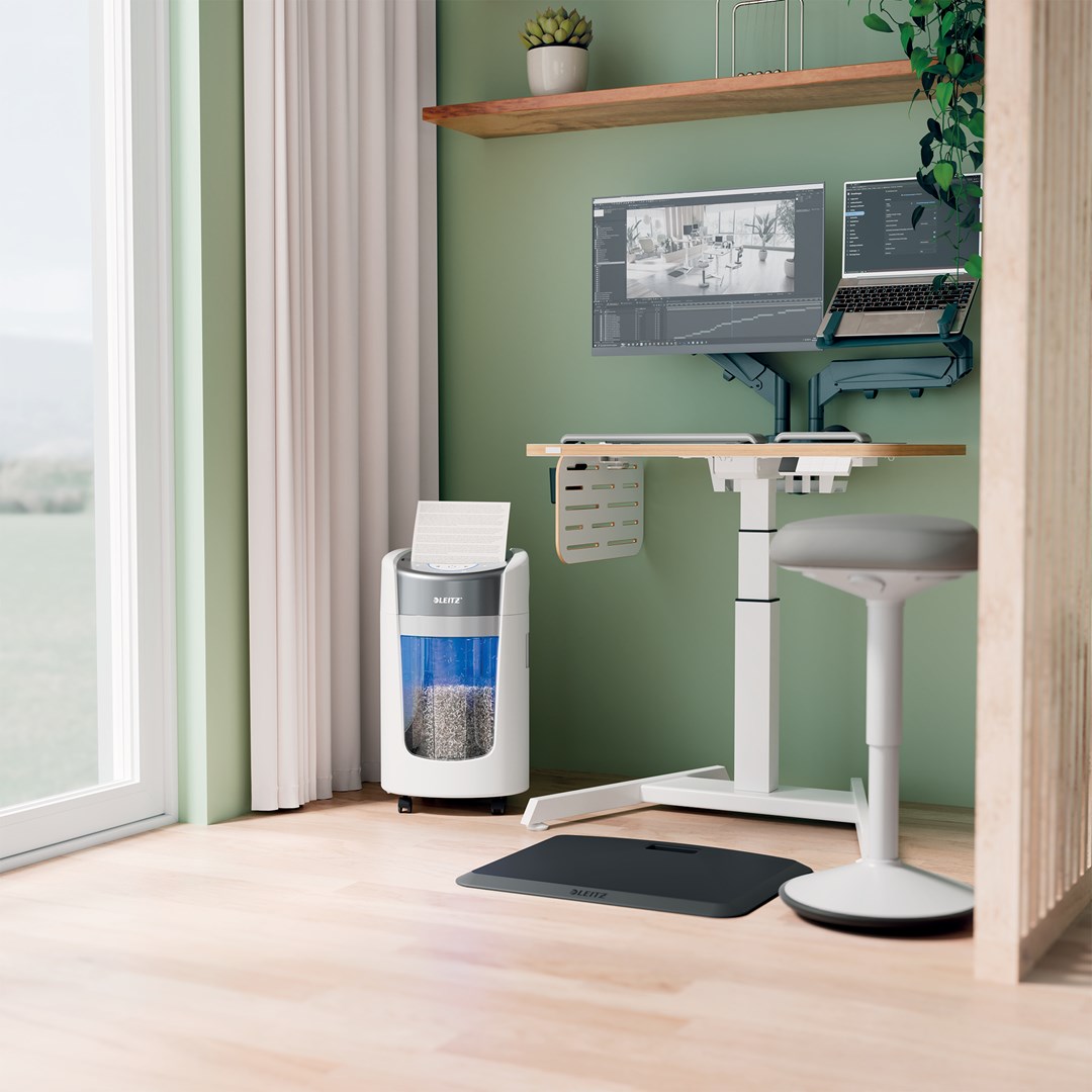 Rezač papira LEITZ IQ OptiMax Home Office 225 (Micro Cut, Security P5, 15L, Bijeli)-3