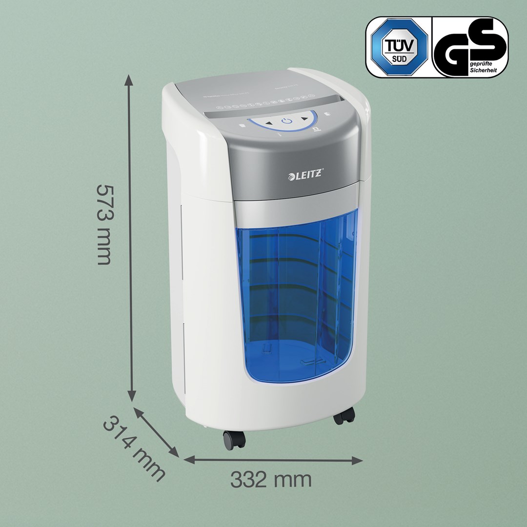 Rezač papira LEITZ IQ OptiMax Home Office 225 (Micro Cut, Security P5, 15L, Bijeli)-6