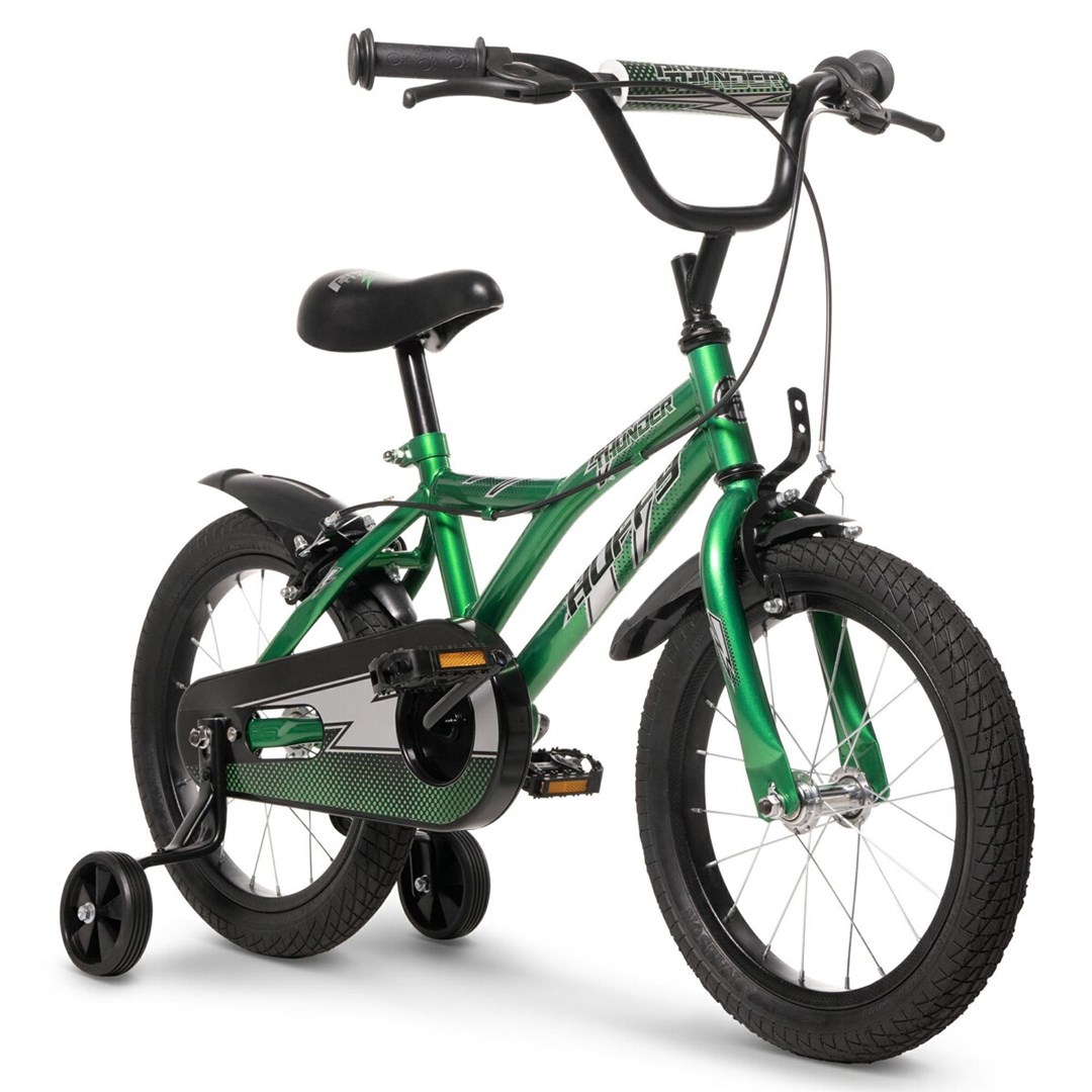 HUFFY PRO THUNDER 16" Bicycle, Green 21104W-5