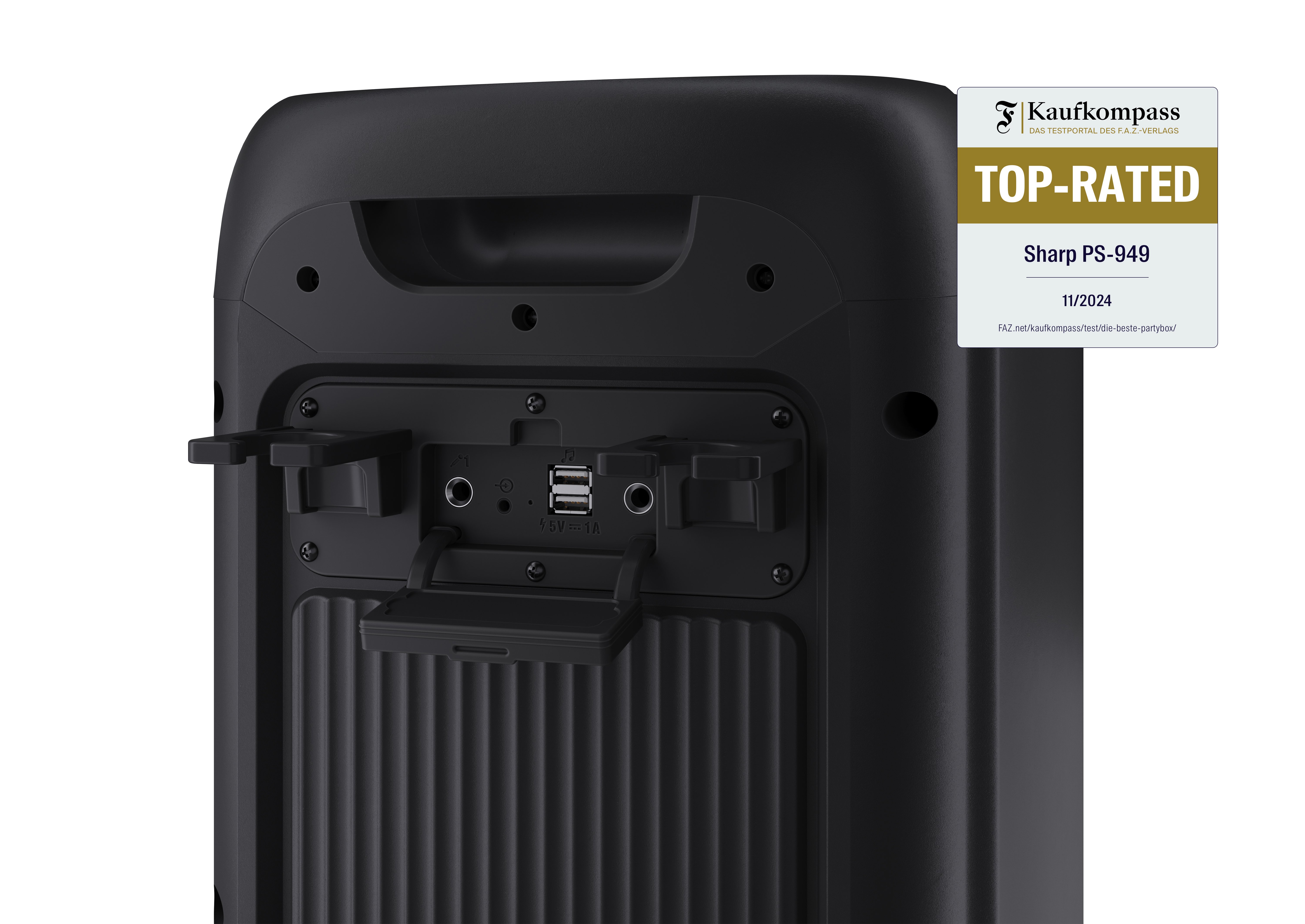 Party zvučnik SHARP PS-949 (132W, Bluetooth, TWS, IPX4, USB, LED rasvjeta)-6
