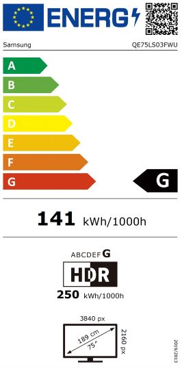 TV SAMSUNG The Frame PRO QE75LS03FWUXXH Tizen OS (189 cm, 4K UHD, Neo Quantum HDR, HDR10+, AI Sound, Smart TV, DVB-T2/C/S2)-6