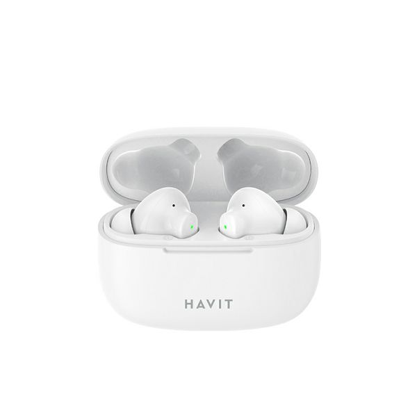 Slušalice HAVIT TW967 PRO TWS (Bluetooth, in-ear, do 3.5 h baterije, USB-C, bijele)-1