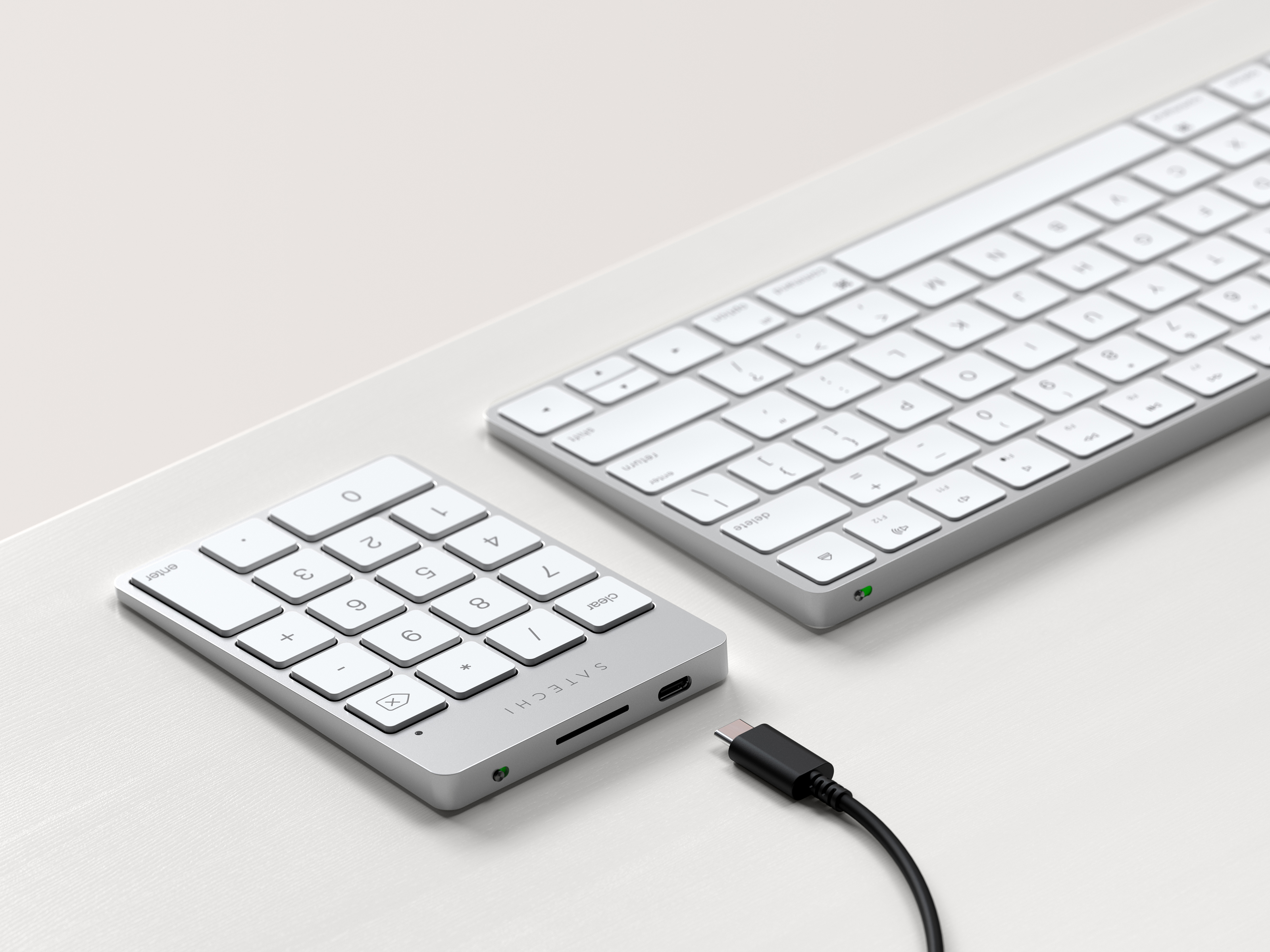 Numerička tipkovnica SATECHI Slim Wireless Keypad (srebrna)-5