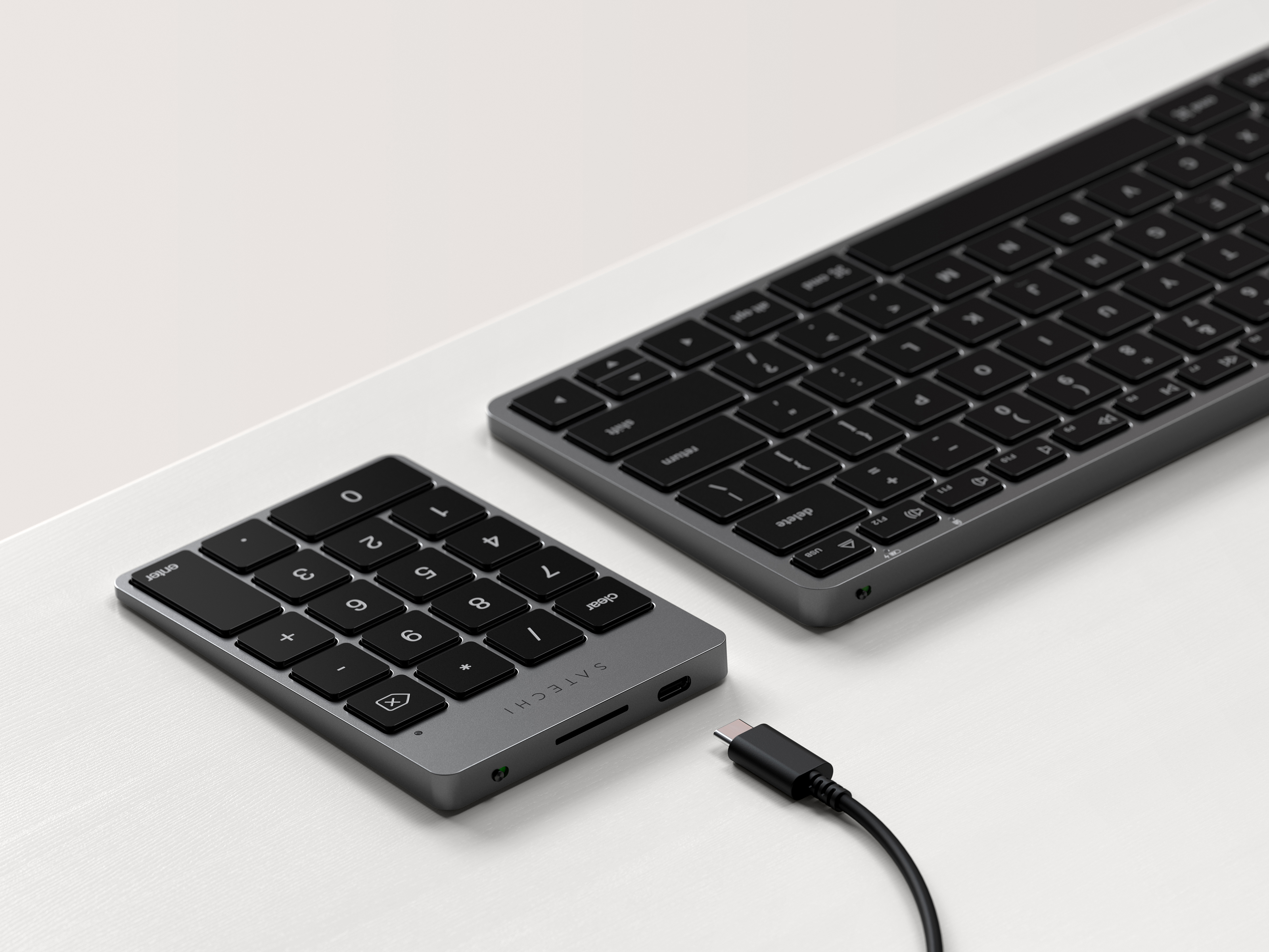 Numerička tipkovnica SATECHI Slim Wireless Keypad (bežična, space gray)-8