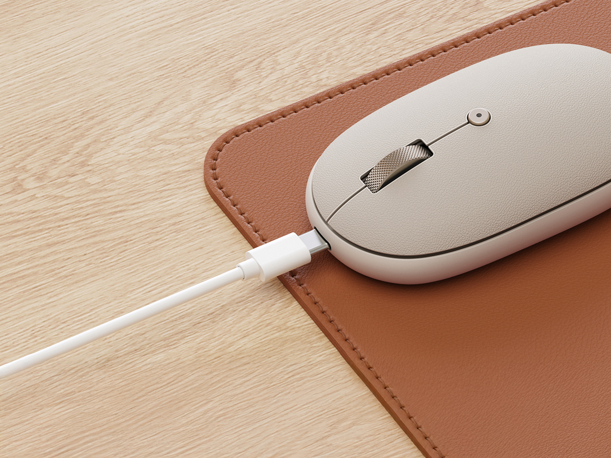 Miš SATECHI OntheGo Mouse - Sand-7