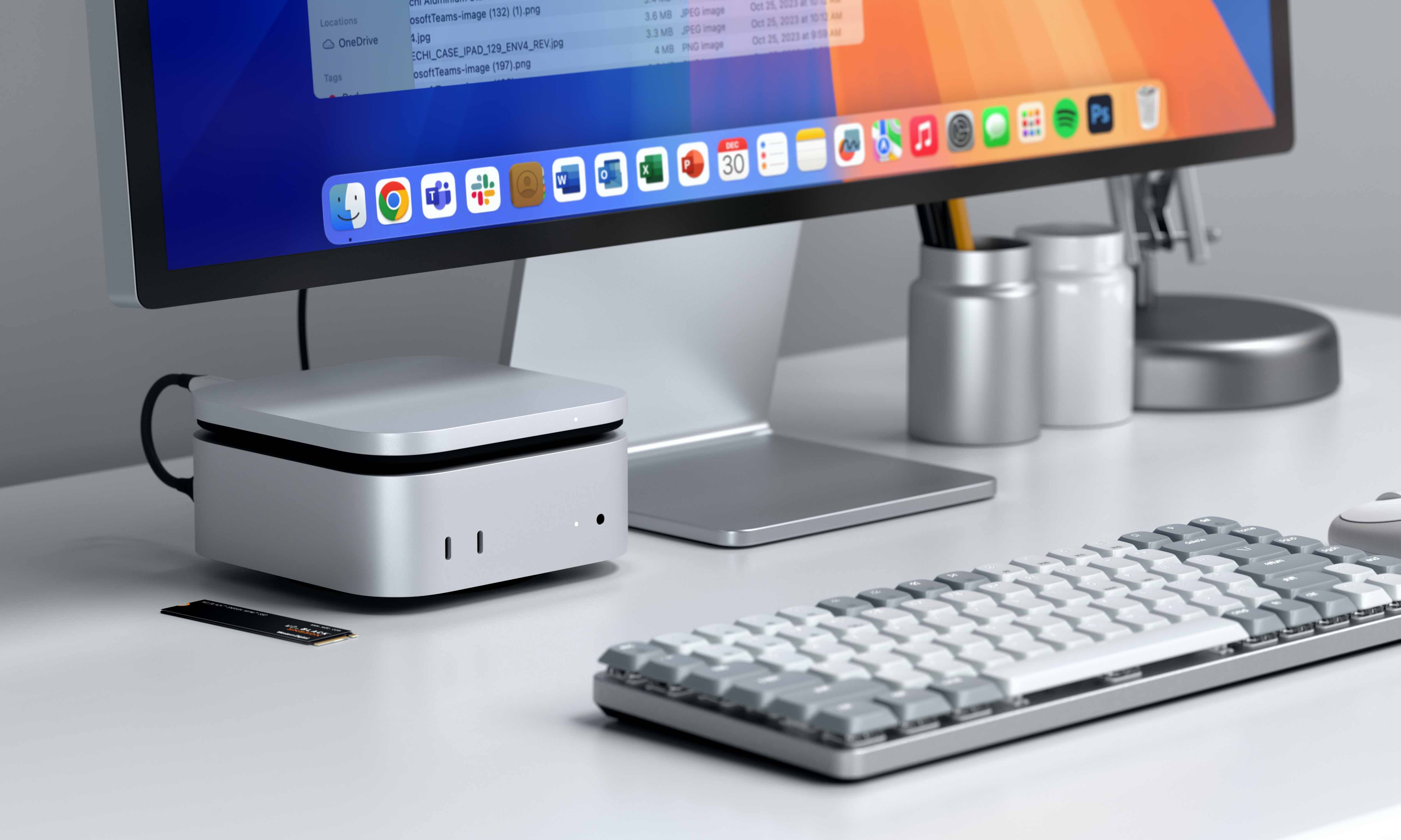 Enclosure SATECHI USB4 Slim NVMe SSD - Grey-4