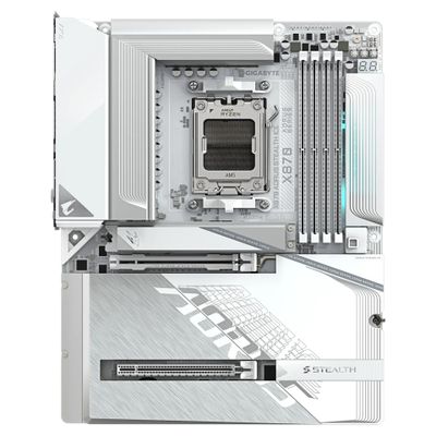 Matična ploča GIGABYTE AM5 X870 AORUS STEALTH ICE-0