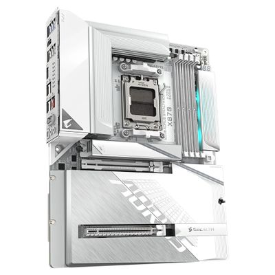 Matična ploča GIGABYTE AM5 X870 AORUS STEALTH ICE-1