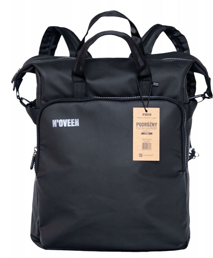 Plecak Podróżny Kabinowy N'OVEEN CTB300 Black 40x50x16