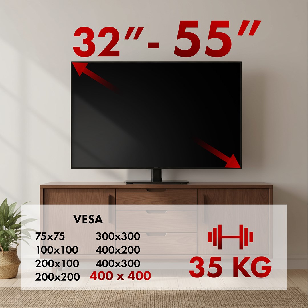 Stalak za TV MACLEAN MC-132 univerzalni za ormar-3