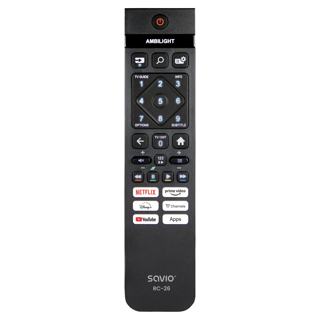 Daljinski upravljač SAVIO RC-26 IR bežični za TV-0