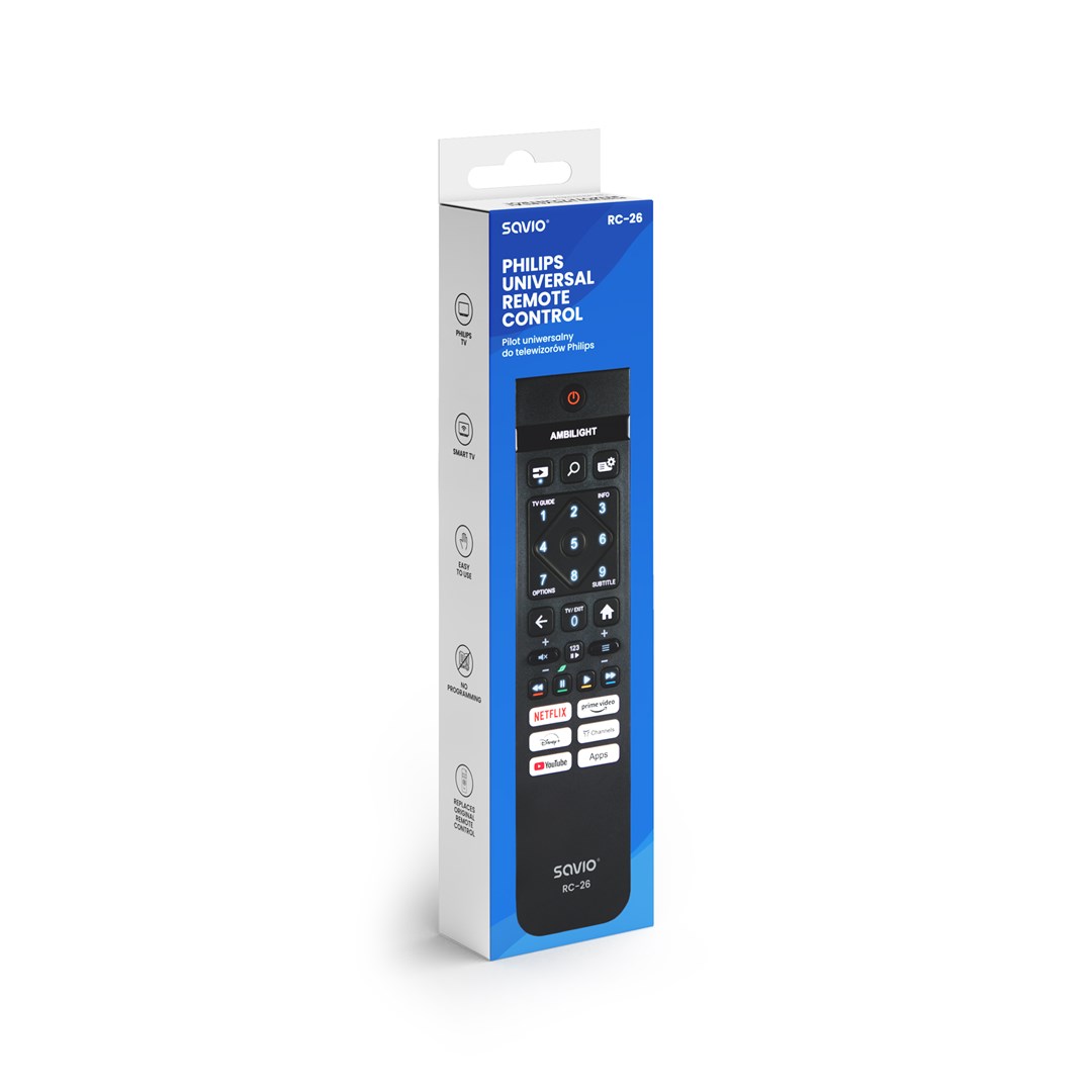 Daljinski upravljač SAVIO RC-26 IR bežični za TV-1
