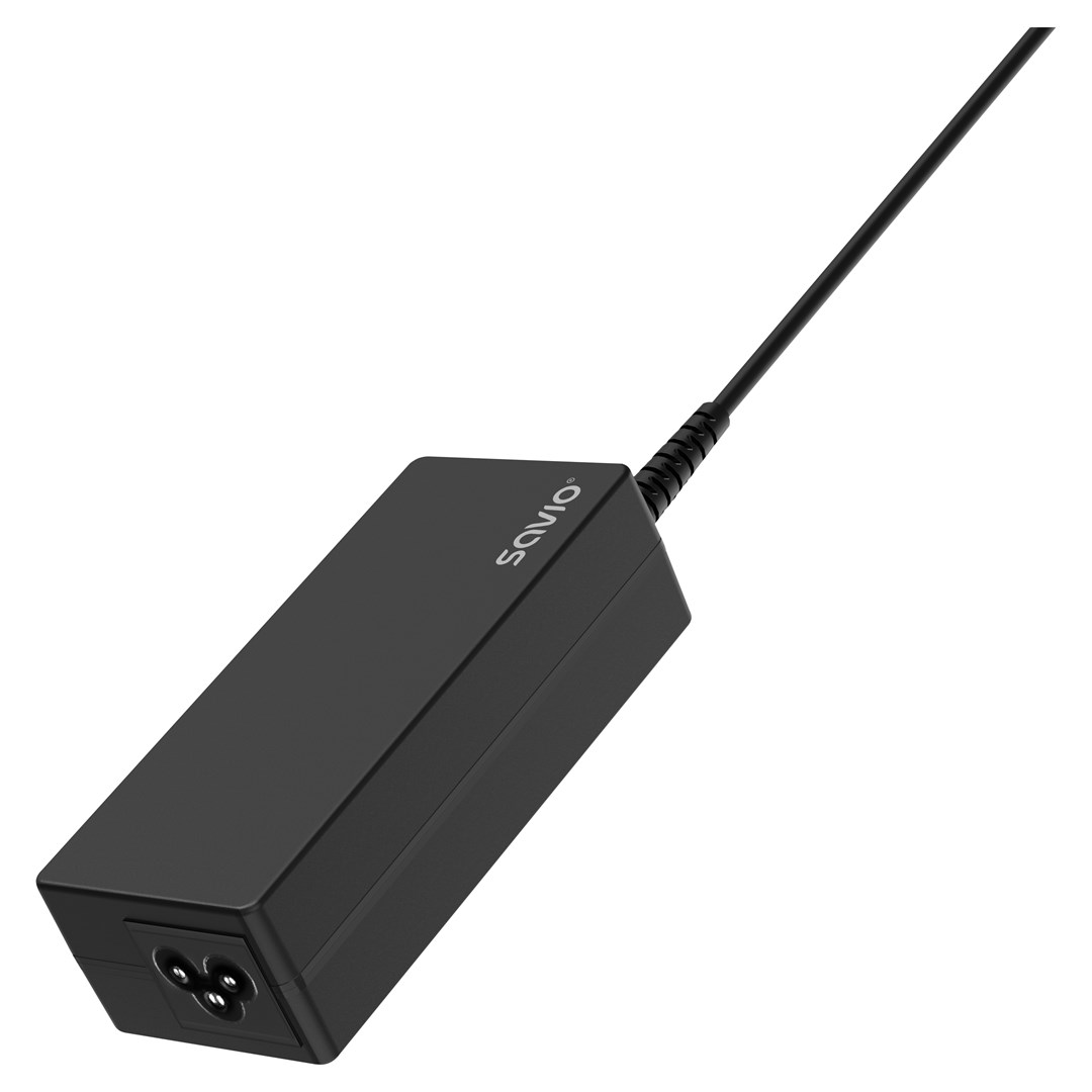 Punjač SAVIO ZA-01 za mobilne uređaje, laptop, pametni telefon, crna boja-1