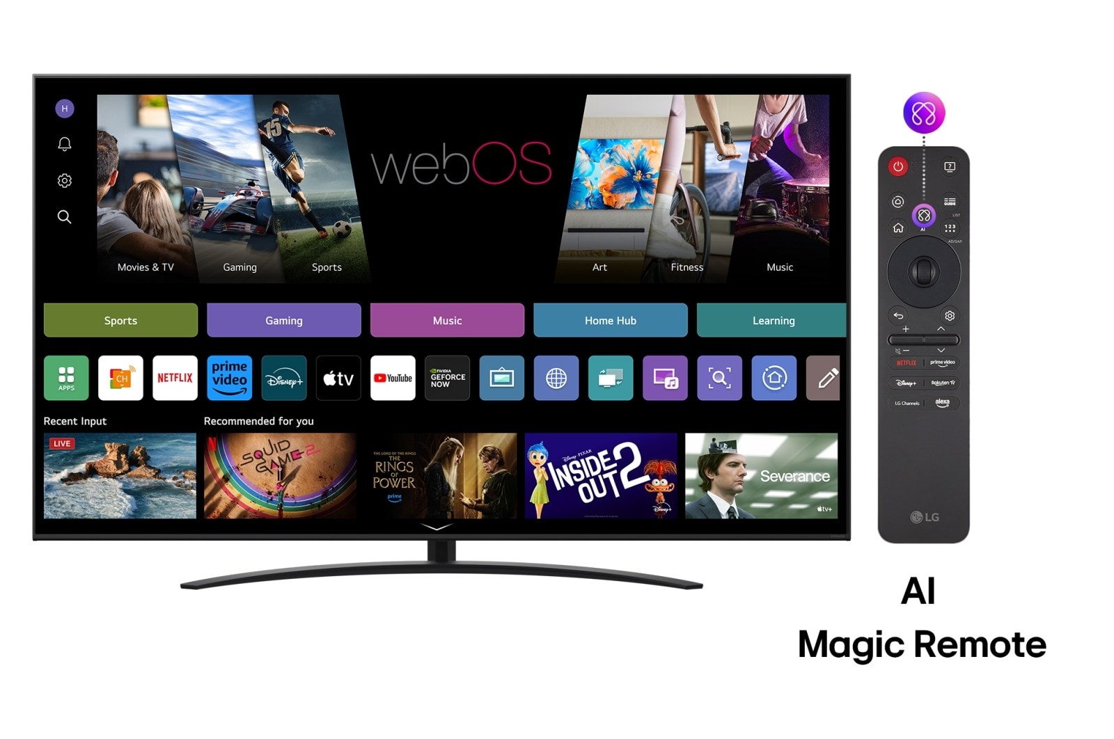 TV LG NanoCell AI 65NANO81A3A webOS (165 cm, 4K Ultra HD, HDR10, HLG, Smart TV)-1