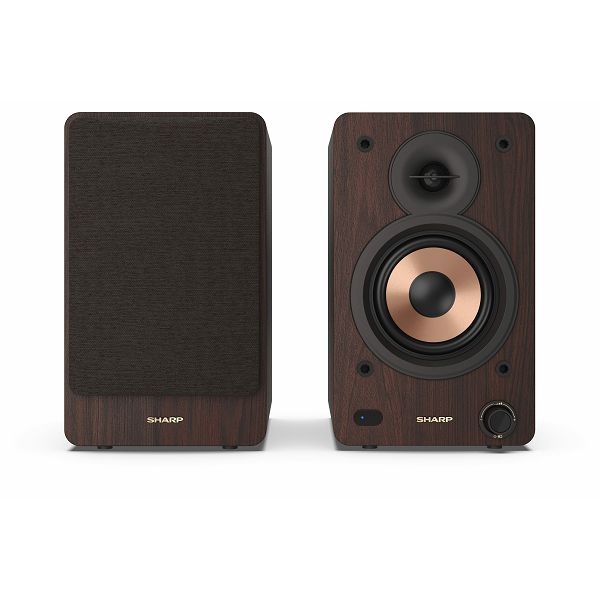 Gramofon SHARP RP-TT100 + zvučnici SHARP CP-SS30 smeđi (aktivni, par)-2