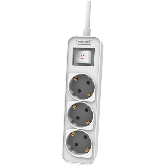 Produžni kabel PHILIPS, 3x EU, ON/OFF, CHP2134W/58-4