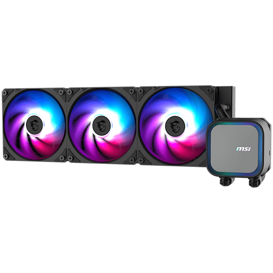 Hladnjak MSI MAG_CORELIQUID_A13_360 (3x120mm, ARGB, zamjenjiva gornja ploča, bakrena baza, Intel LGA 1700/1851, AMD AM5/AM4)-1