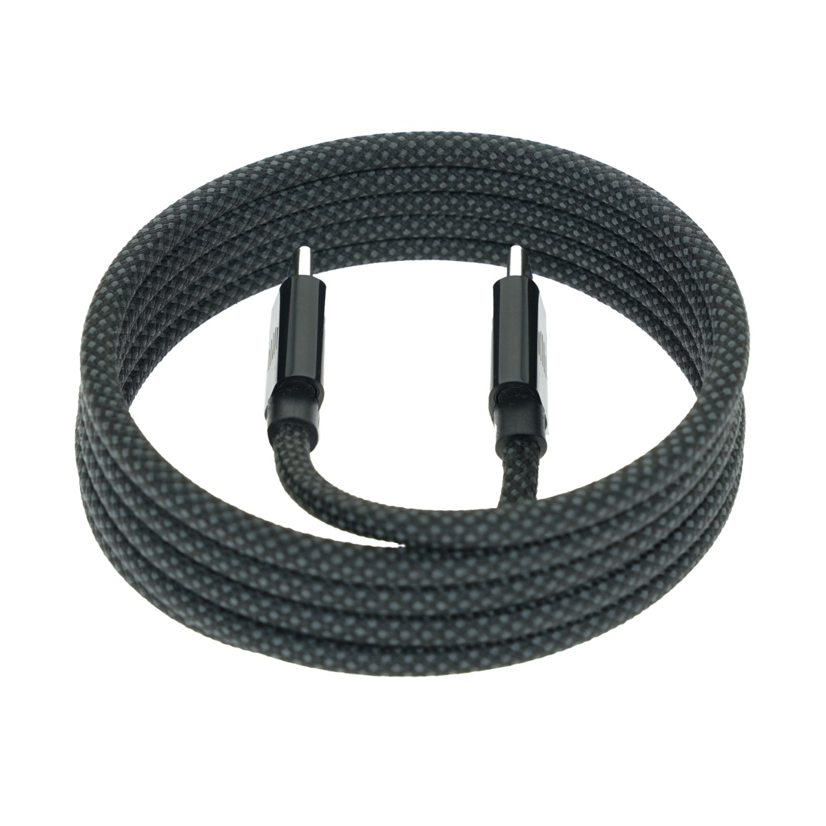 Kabel DVICED Magnetic Braided USB-C na USB-C, 1,25m - Tamno siva-1