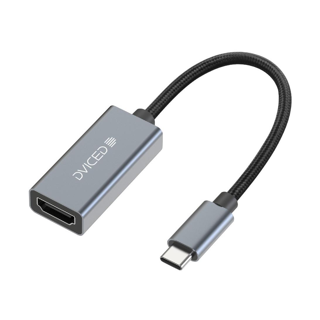 Adapter DVICED Type-C na HDMI - Siva