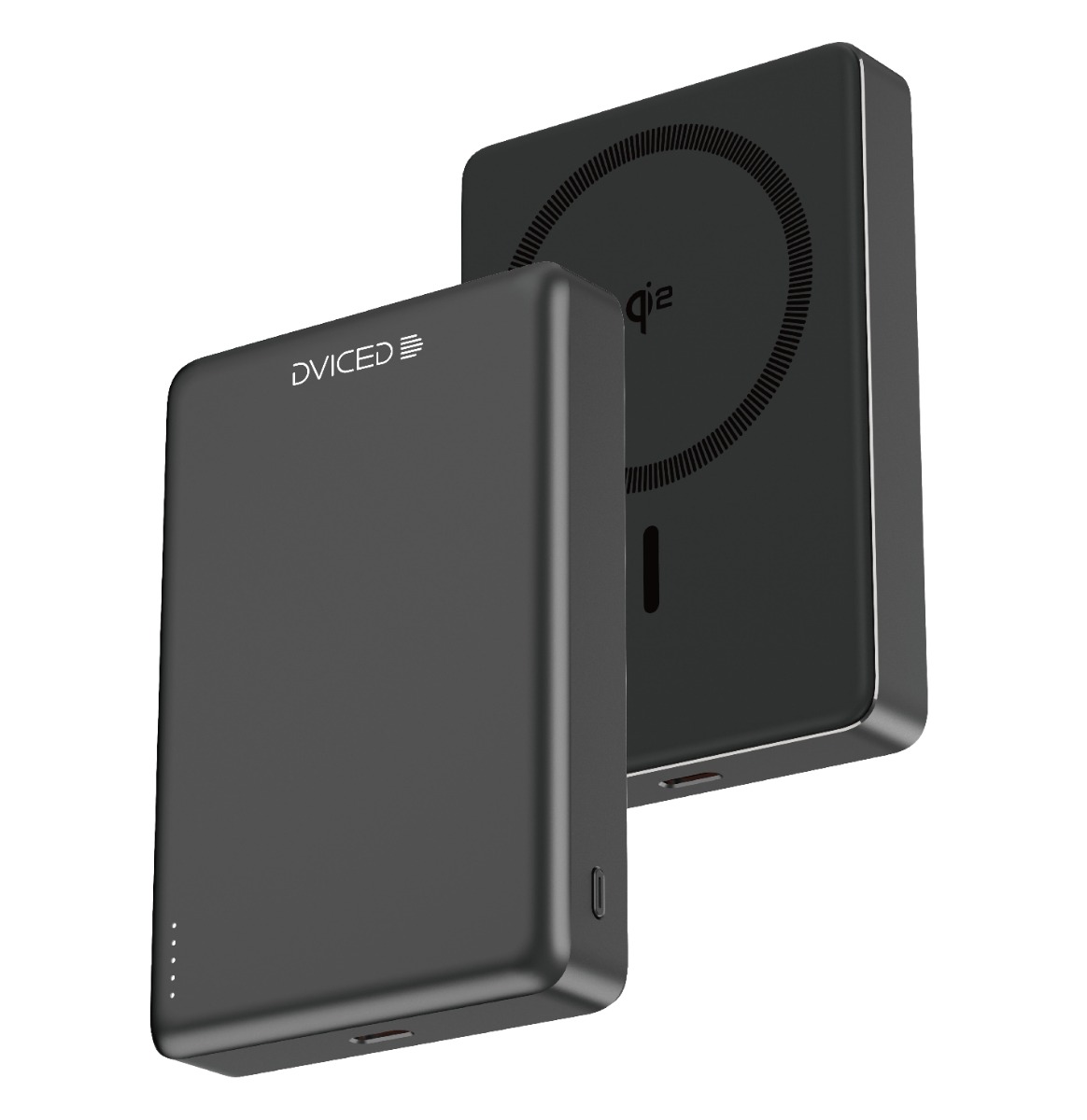 Power bank DVICED Qi2 Ultrathin MagSafe (10000mAh, crna)