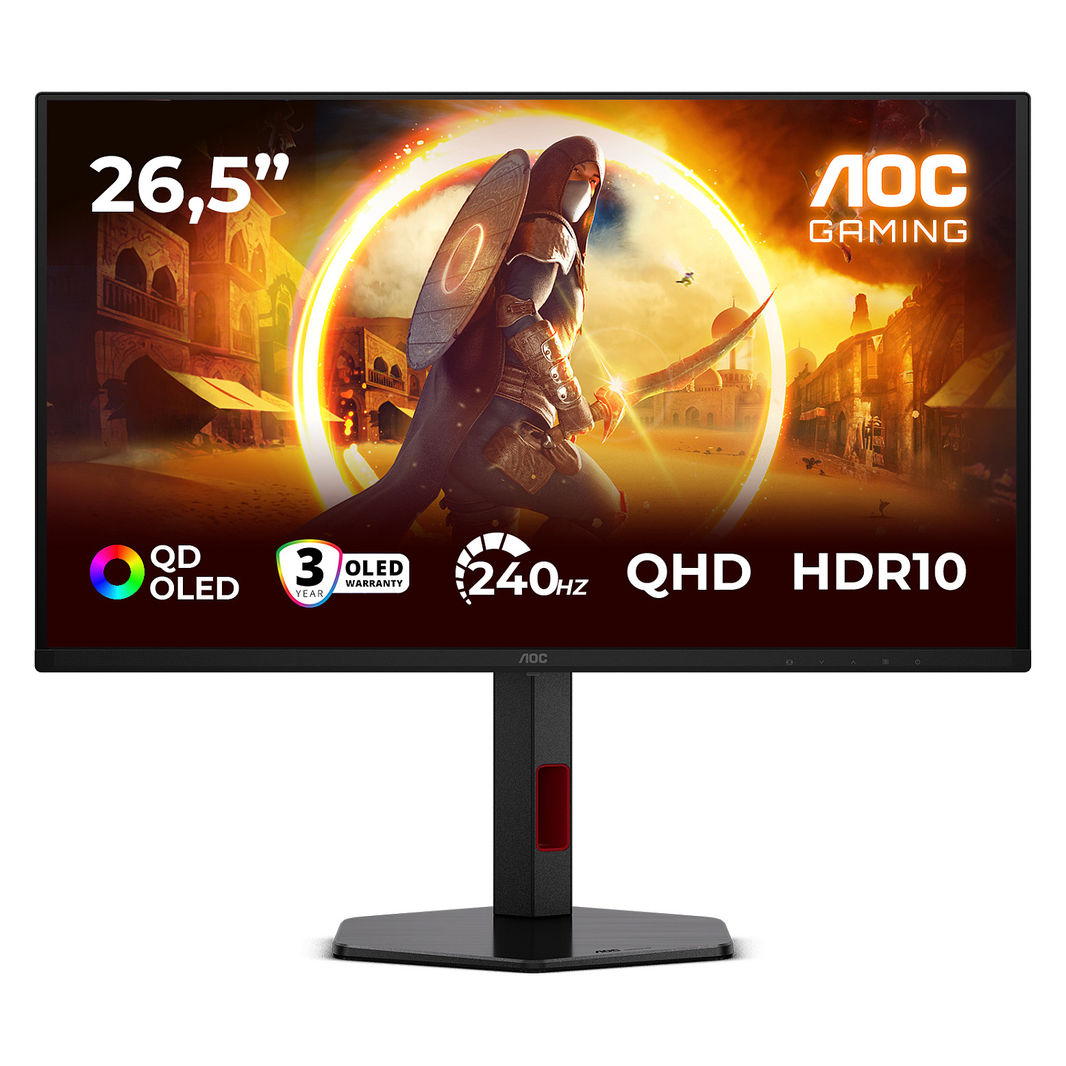 Gaming monitor AOC Q27G4X (27", QHD, 180Hz, Fast IPS, 1ms)-1