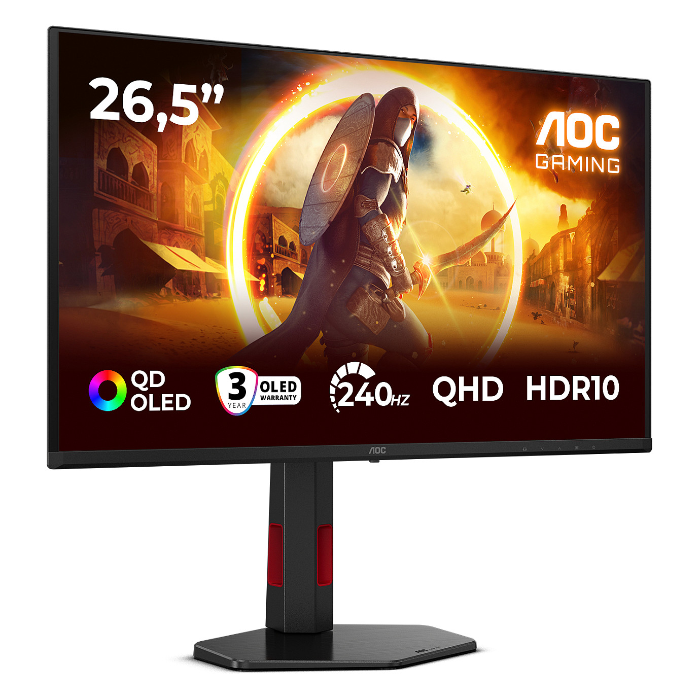 Gaming monitor AOC Q27G4X (27", QHD, 180Hz, Fast IPS, 1ms)-2