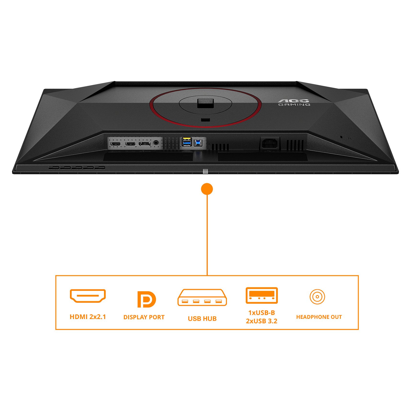 Gaming monitor AOC Q27G4X (27", QHD, 180Hz, Fast IPS, 1ms)-4