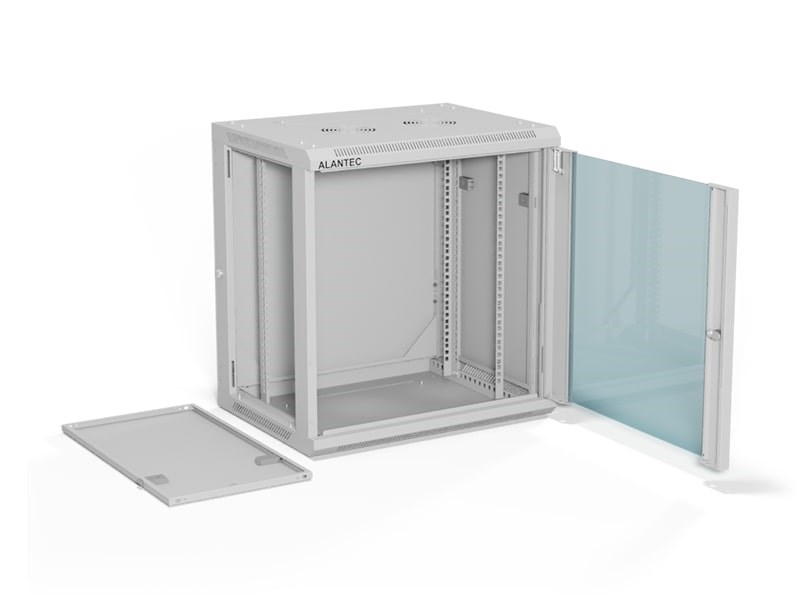 Ormar za montažu na zid ALANTEC 19" 12U 600x450, siva-2