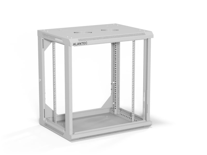 Ormar za montažu na zid ALANTEC 19" 12U 600x450, siva-1