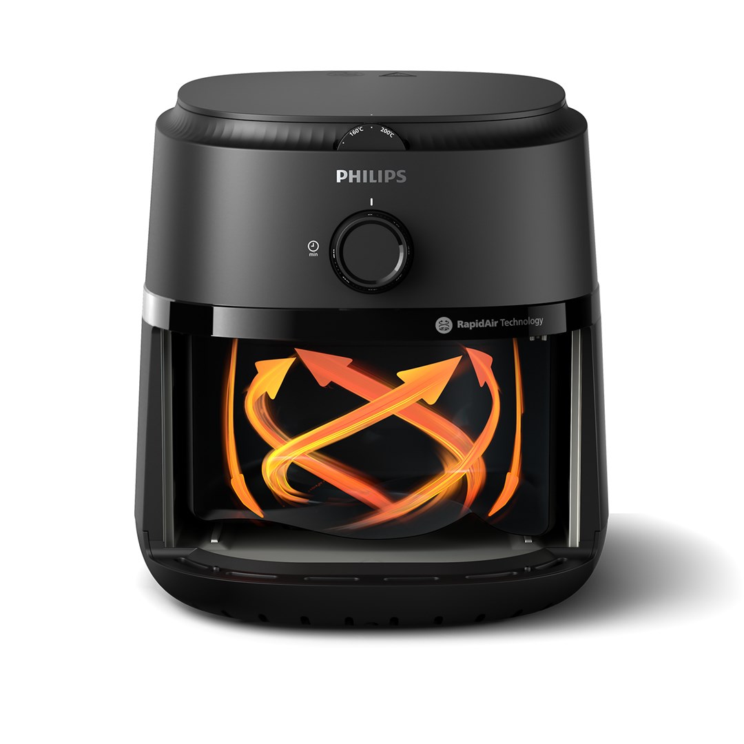 Philips 1000 series NA120/00 fryer Single 4.2 L Stand-alone 1500 W Hot air fryer Black-1