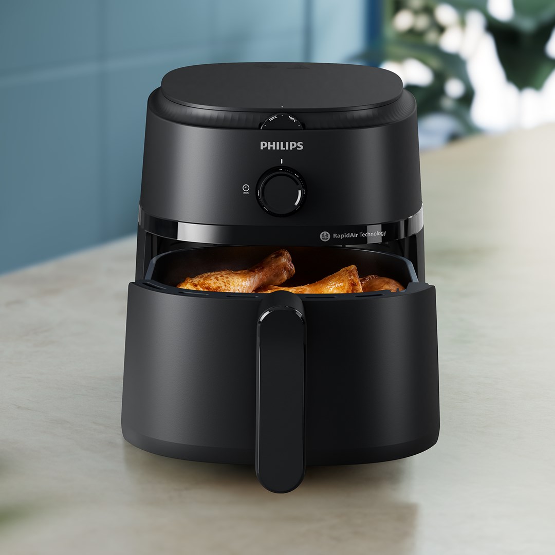 Philips 1000 series NA120/00 fryer Single 4.2 L Stand-alone 1500 W Hot air fryer Black-5