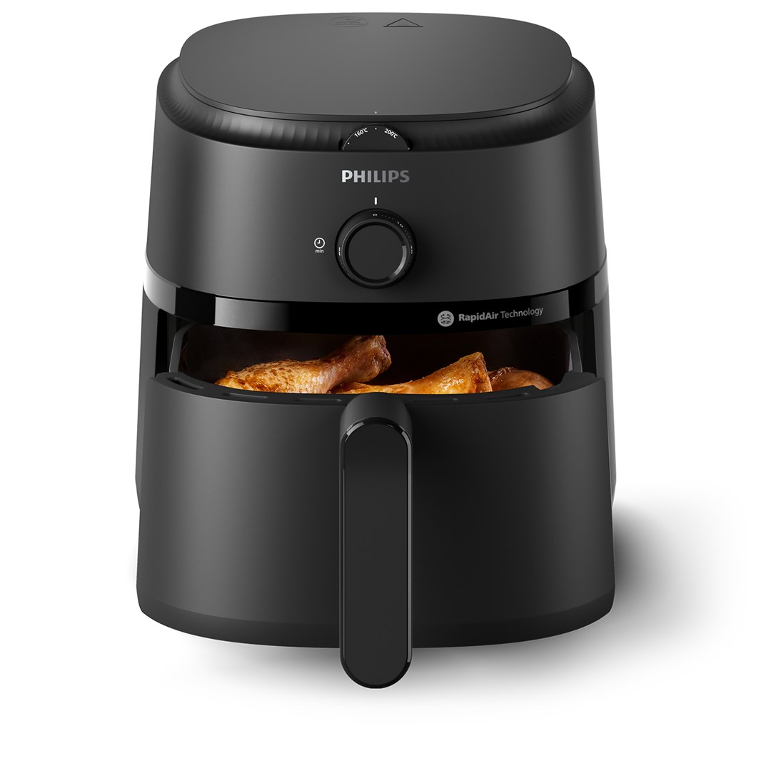 Philips 1000 series NA120/00 fryer Single 4.2 L Stand-alone 1500 W Hot air fryer Black-3