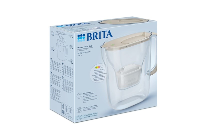 Filter vrč BRITA Style Essential+1 Maxtra Pro PP (sand)-2