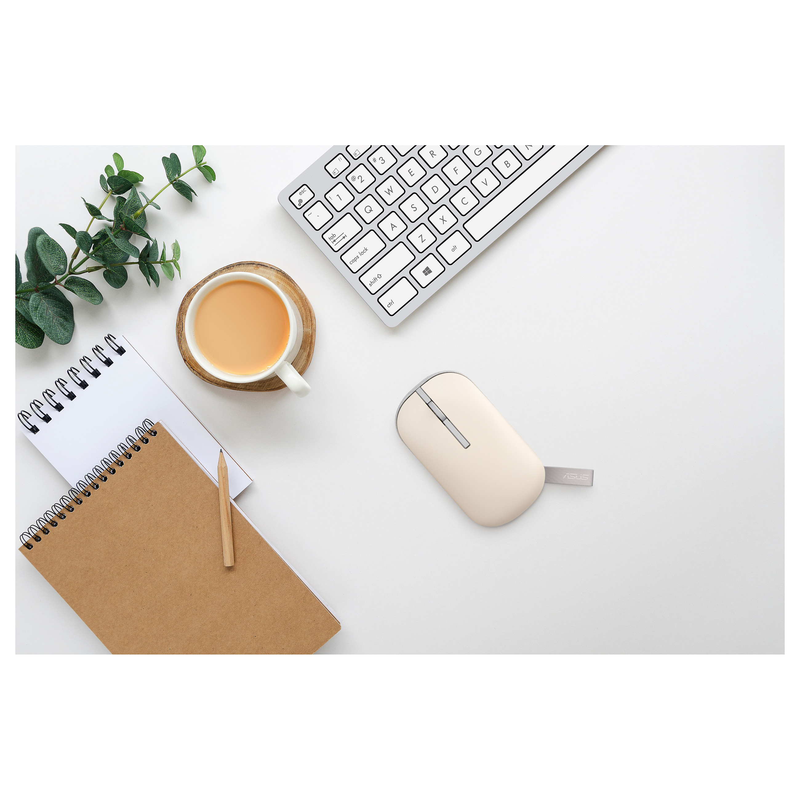 Miš ASUS Marshmallow MD100 ambidekstralni RF bežični + Bluetooth optički 1600 DPI-10