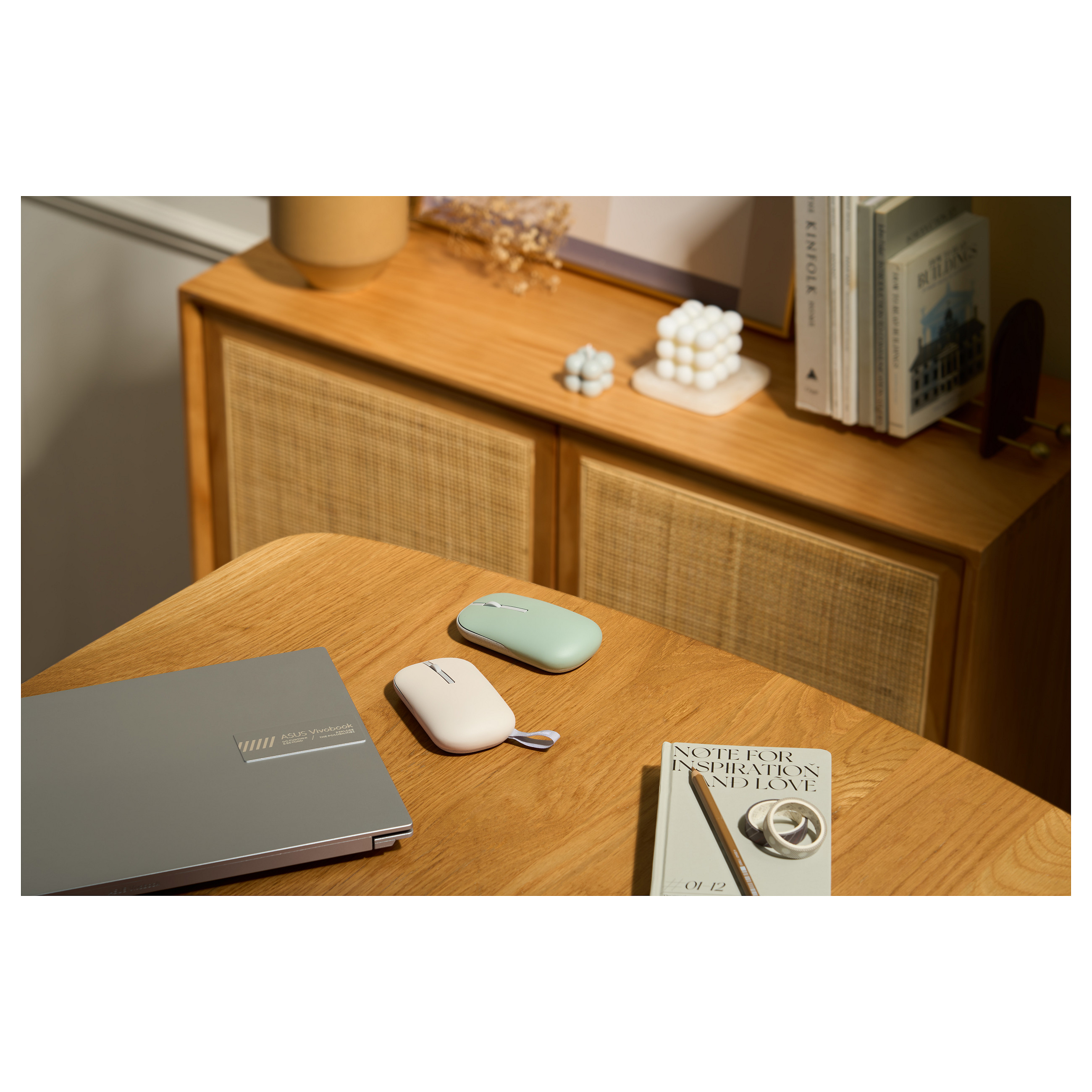 Miš ASUS Marshmallow MD100 ambidekstralni RF bežični + Bluetooth optički 1600 DPI-11