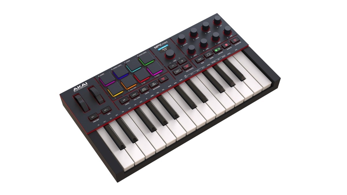 AKAI MPK Mini MK4 - MIDI controller / control keypad, black-1