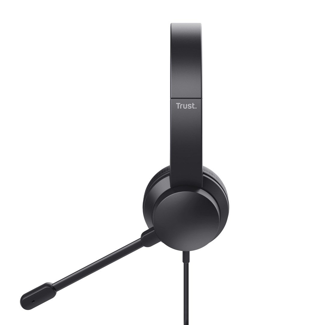 Slušalice TRUST HS-201 Headset Wired Office/Call center USB Type-A crna boja-0