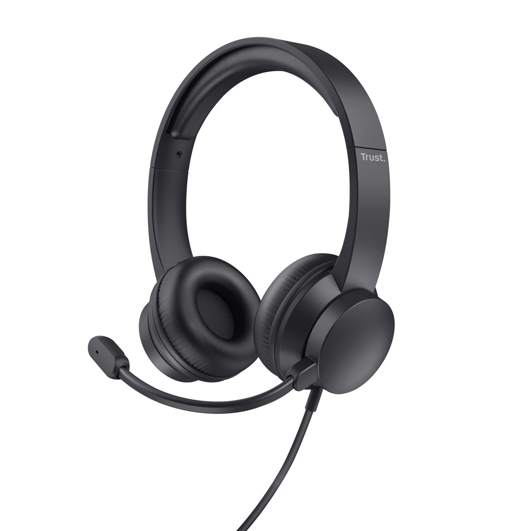 Slušalice TRUST HS-201 Headset Wired Office/Call center USB Type-A crna boja-7