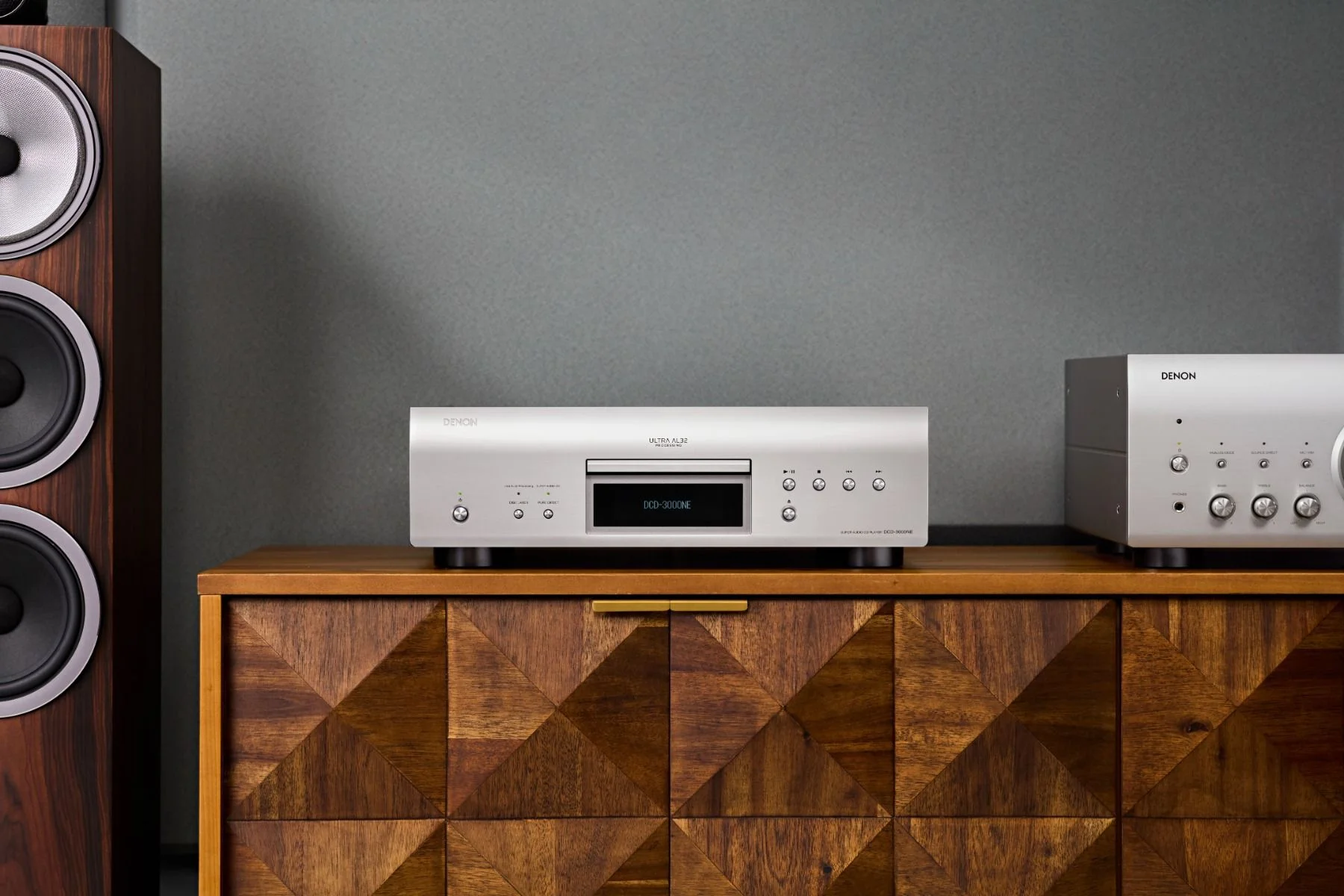 SACD Player DENON DCD-3000NE silver-3