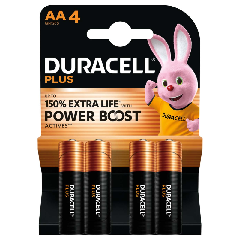 Baterije DURACELL Plus Power Boost MN1500 AA BL4