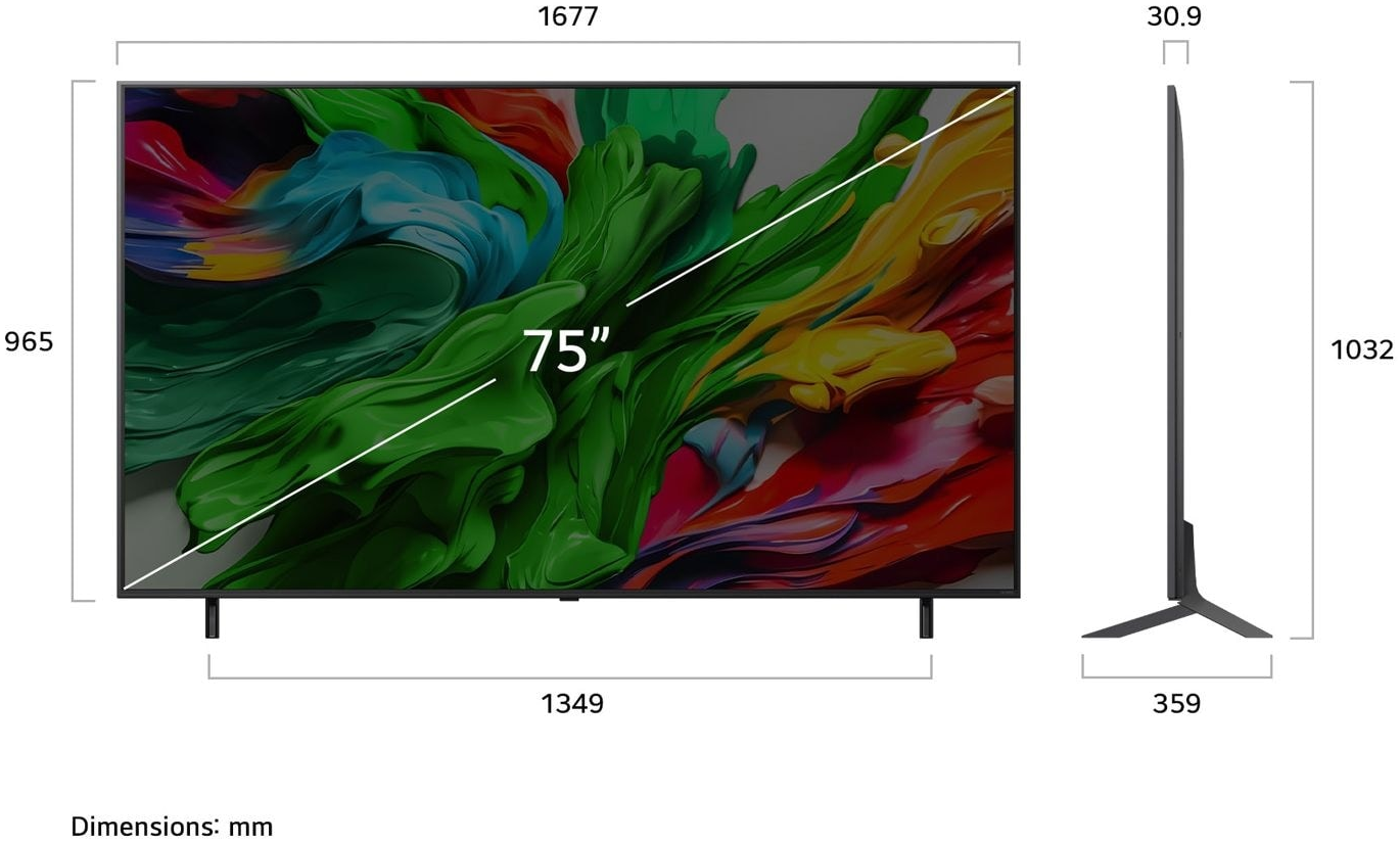 TV LG 75QNED87A3B.AEU 75" (190 cm, 4K UHD, Smart TV webOS, crni)-3