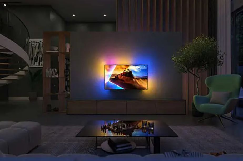 TV PHILIPS OLED 55OLED770/12 Titan OS (139 cm, 4K UHD Ambilight, HDR10+ Adaptive, Dolby Atmos, Smart TV)-4