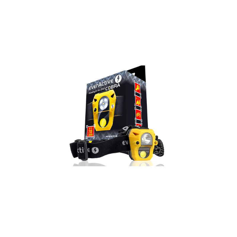 Svjetiljka za glavu EVERACTIVE Cobra HL-250-0